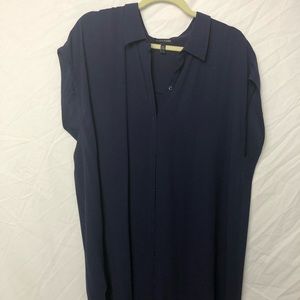 navy blue t-shirt dress